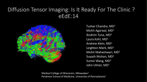 Diffusion tensor imaging