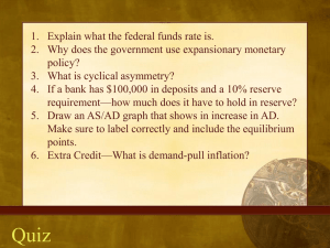 Expansionary fiscal policy