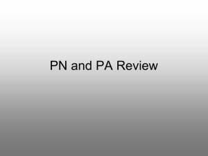 PN and PA Review2