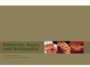 Ethnicity, Race, and Nationality
