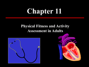 Chapter 11 Physical Fitness and Activity Assessment in Adults