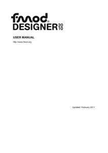 FMOD Designer 2010