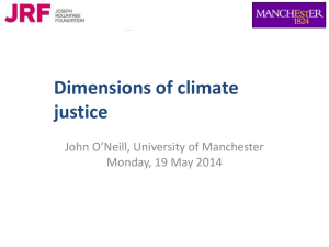 Climate Justice Dialogue 1 John O'Neill