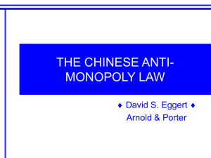 Monopoly Agreement Exemptions (cont'd