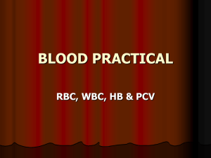 BLOOD PRACTICAL