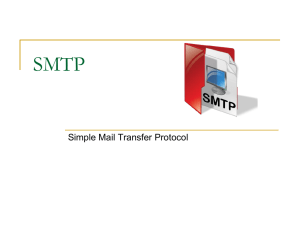 SMTP - 7th Semester Notes