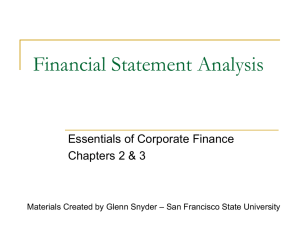 1-Financial Statement Analysis