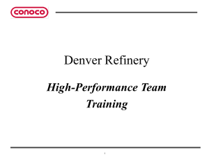 High-Performance Team Training