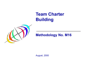 M16. Team Charter Building