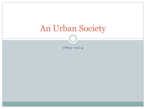 An Urban Society