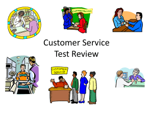 Customer Service Review