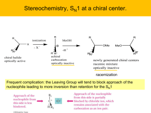 Nucleophilic Substitution and b