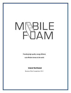 Mobile Foam Business Plan