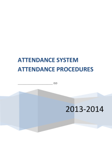 attendance system attendance procedures