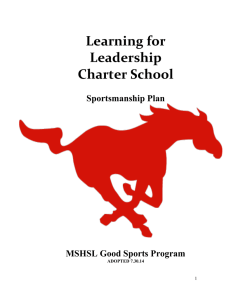 Good Sports Plan - Learning for Leadership Charter School