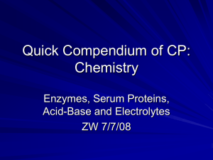 Quick Compendium of CP: Chemistry