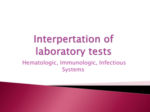 Interpertation of laboratory tests2