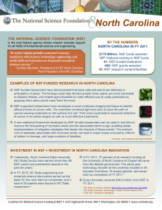 North Carolina - Coalition for National Science Funding