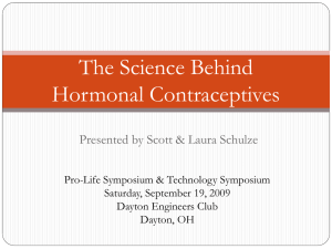 History of Hormonal Contraceptives