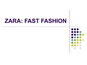 zara: fast fashion