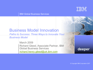 Enterprise Model Innovation