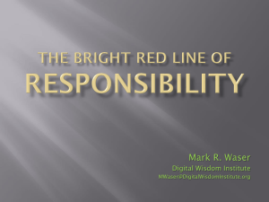 The Bright Red Line of Responsibility