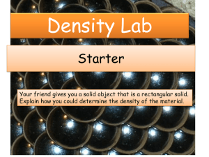 Density Lab
