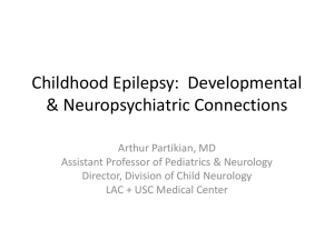 Childhood Epilepsy - USC University Center for Excellence in