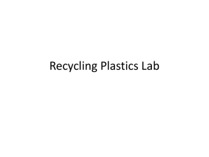 Recycling Plastics Lab