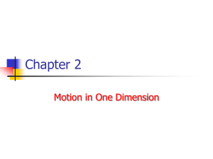 Chapter 2 - UCF Physics
