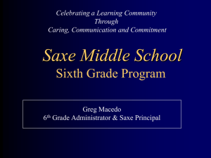 Sixth and Seventh Grade Programs