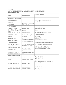 list of members royal asiatic society korea