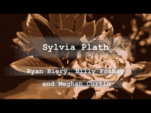 Sylvia Plath - PreIB-MrsO