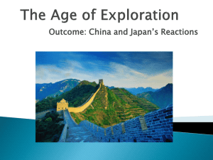 Exploration: China and Japan PPT