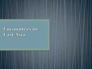 Encounters in East Asia