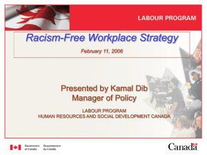 Anti-racism initiatives in the workplace