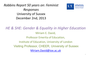 Presentation to Umea University 13th October 2009