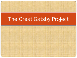 The Great Gatsby Project