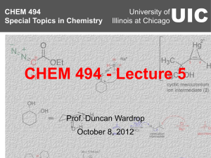 CHEM 494 Lecture 5 - UIC Department of Chemistry
