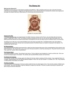 Stamp Act (Word Document)