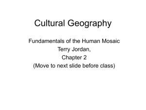 Cultural Geography - San Jose State University