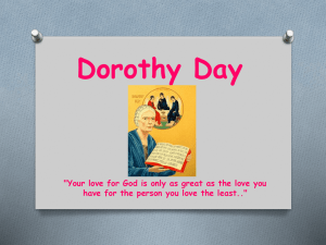 Dorothy Day PowerPoint