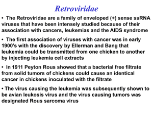 Retroviruses105