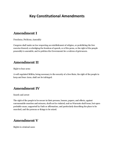 BOR and Selected Amendments