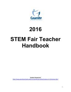GSD STEM FAIR-2016 Handbook