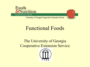 Fortified foods - University of Georgia