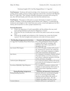 12 Angry Men Unit Outline - Ms. Filkins