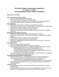 Pickett Final Paper Criteria