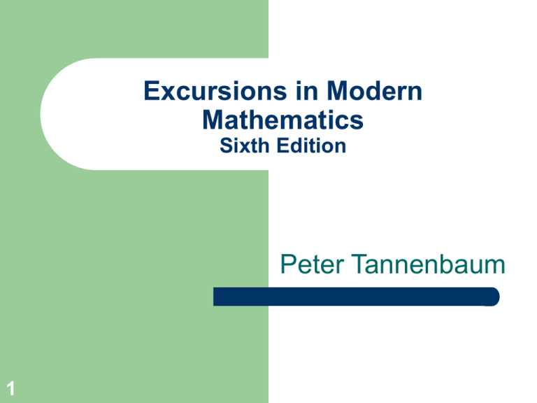 excursions in modern mathematics answers