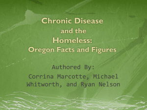 Chronic Disease and the Homeless